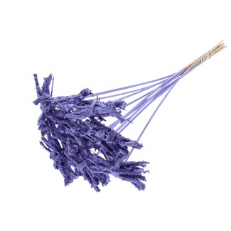 QC Decorative Coco Rose Posy on Stick | Colour: Metallic Purple | Coco Rose Posy Stick | Stick length ± 50 centimetres | 10 sticks per bunch