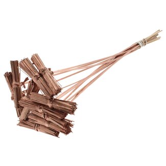 QC Kore Bouquet on stick | Colour: Metallic Copper | Kore Stick-in Decoration | Stick-in length ± 50 centimetres | 10 stick-ins per bunch