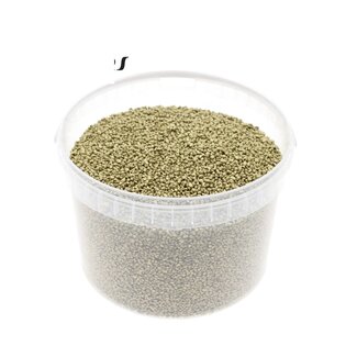 QC Petits Cailloux dans Seau Réutilisable | Couleur : Doré | Diamètre 4 - 6 millimètres | Contenu 3 litres | Par seau