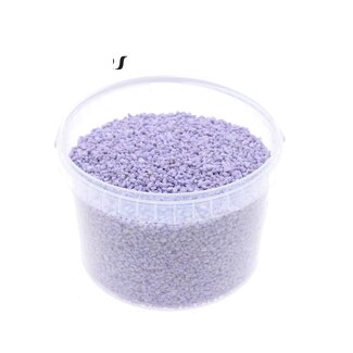 QC Petits Cailloux dans Seau Réutilisable | Couleur : Lilas | Diamètre 4 - 6 millimètres | Contenu 3 litres | Par seau