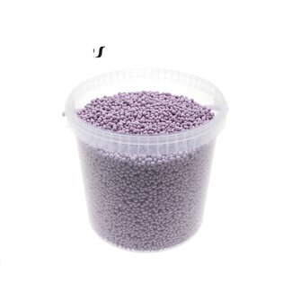 QC Terrakotta-Kügelchen in Wiederverwendbarem Eimer | Farbe: Rosa | Durchmesser 4 - 8 Millimeter | Inhalt 10 Liter | Pro Eimer