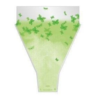 4A “Papillon” sleeves | Colour: Green | Length 50 centimetres | Height 35 centimetres | Width 10 centimetres | Per 50 sleeves