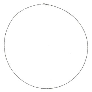 4A Metallring | Farbe: Silberfarben | Durchmesser 35 centimeter | Pro 50 Ringe