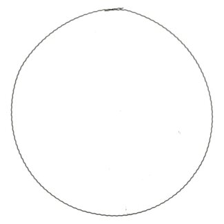 4A Metallring | Farbe: silberfarben | Durchmesser 30 centimeter | Pro 50 Ringe