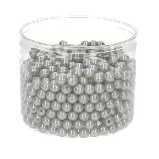 4A Dekorationsperlen | Farbe: Silberfarben | Durchmesser 10 millimeter | Pro 600 Perlen