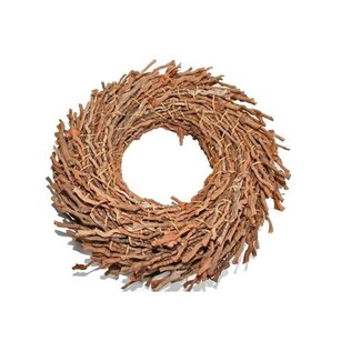 4A Half Botay Krans | Kleur: Bruin | Diameter 50 centimeter | Per krans