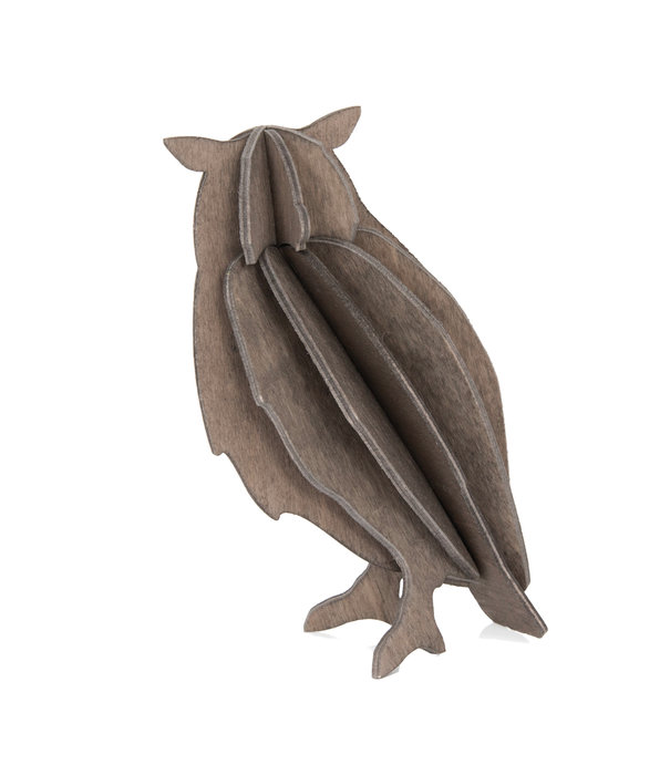Lovi Lovi    - Owl 9.5cm (M) grey
