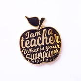 Pin - teacher - Zwart