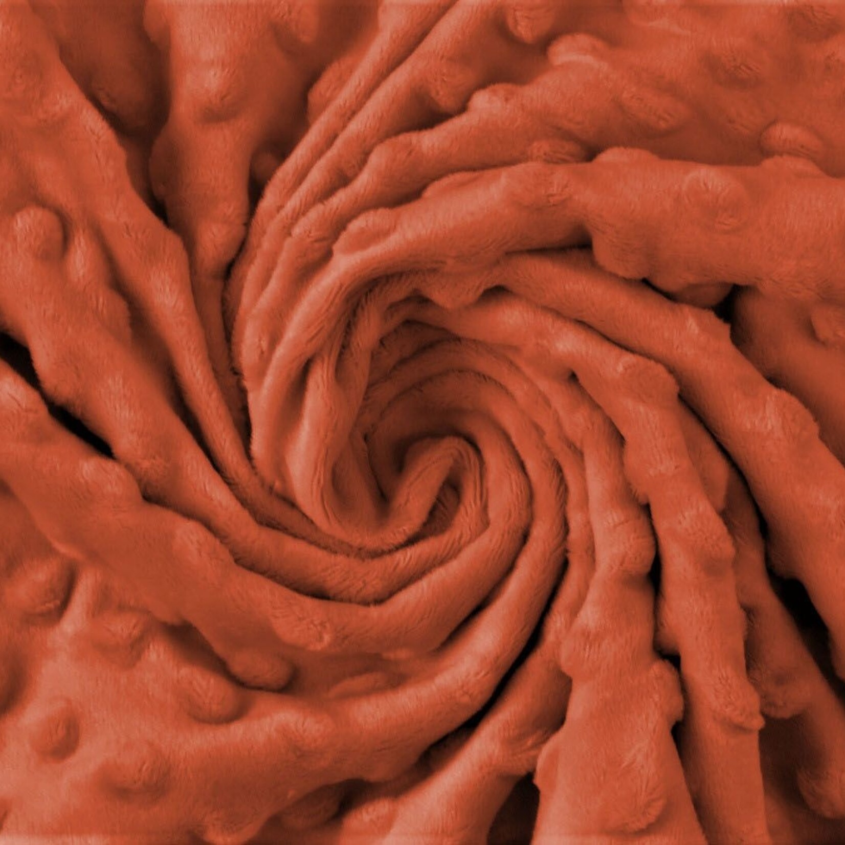 Minky fleece oranje