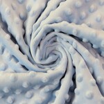 Minky fleece baby blauw