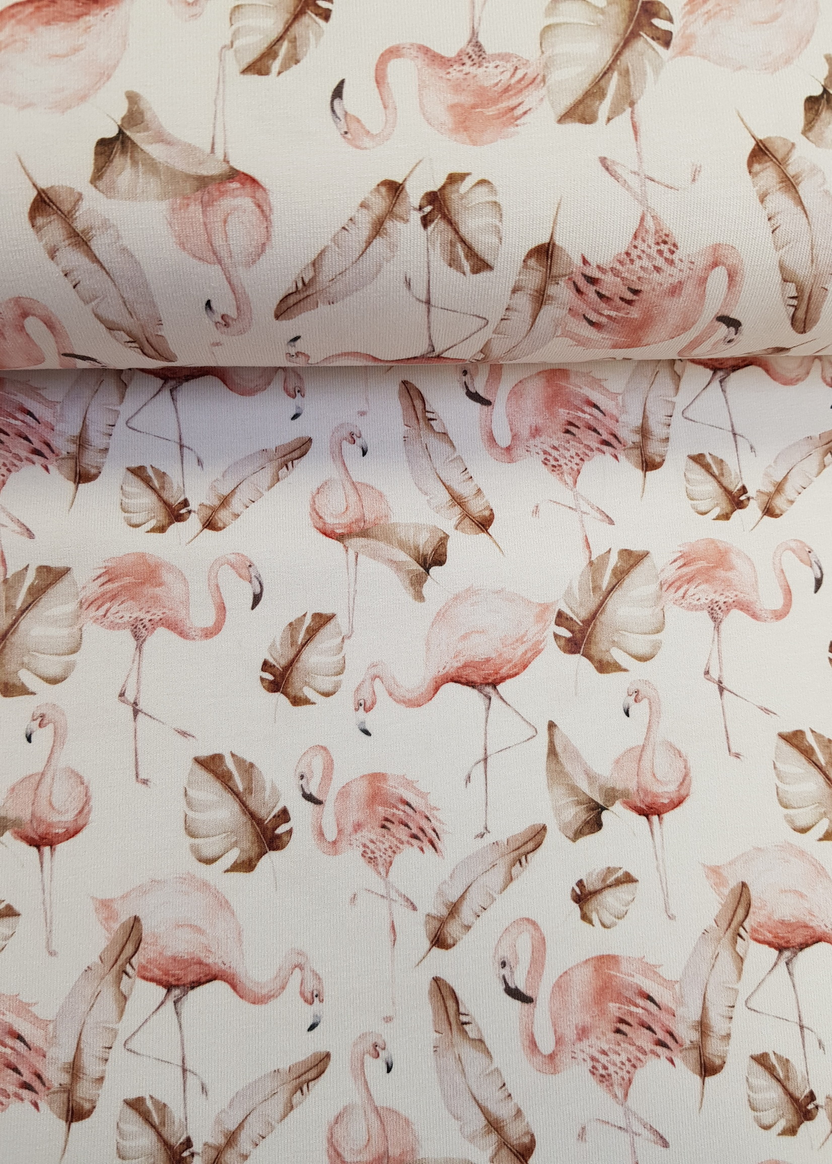 Quality textiles Flamingo ecru rose