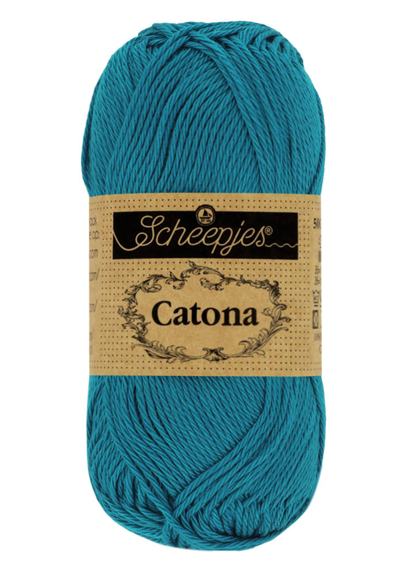 Scheepjes Catona - 400 PETROL BLUE