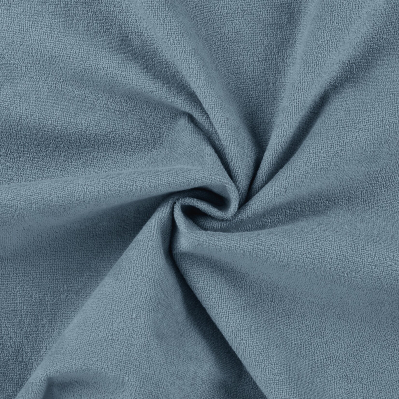 Quality textiles Pico terry laminated dusty blue