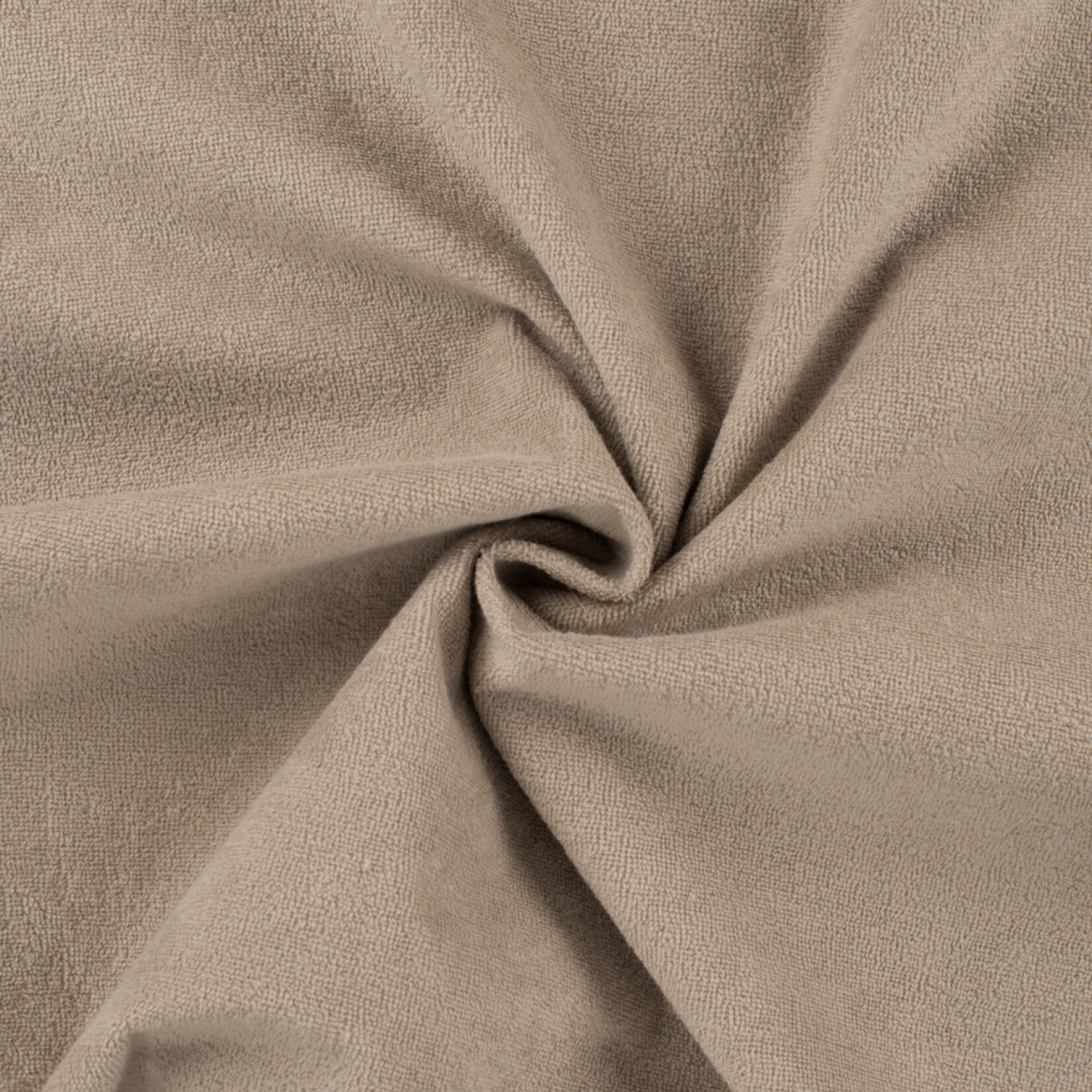 Quality textiles Pico terry laminated sand