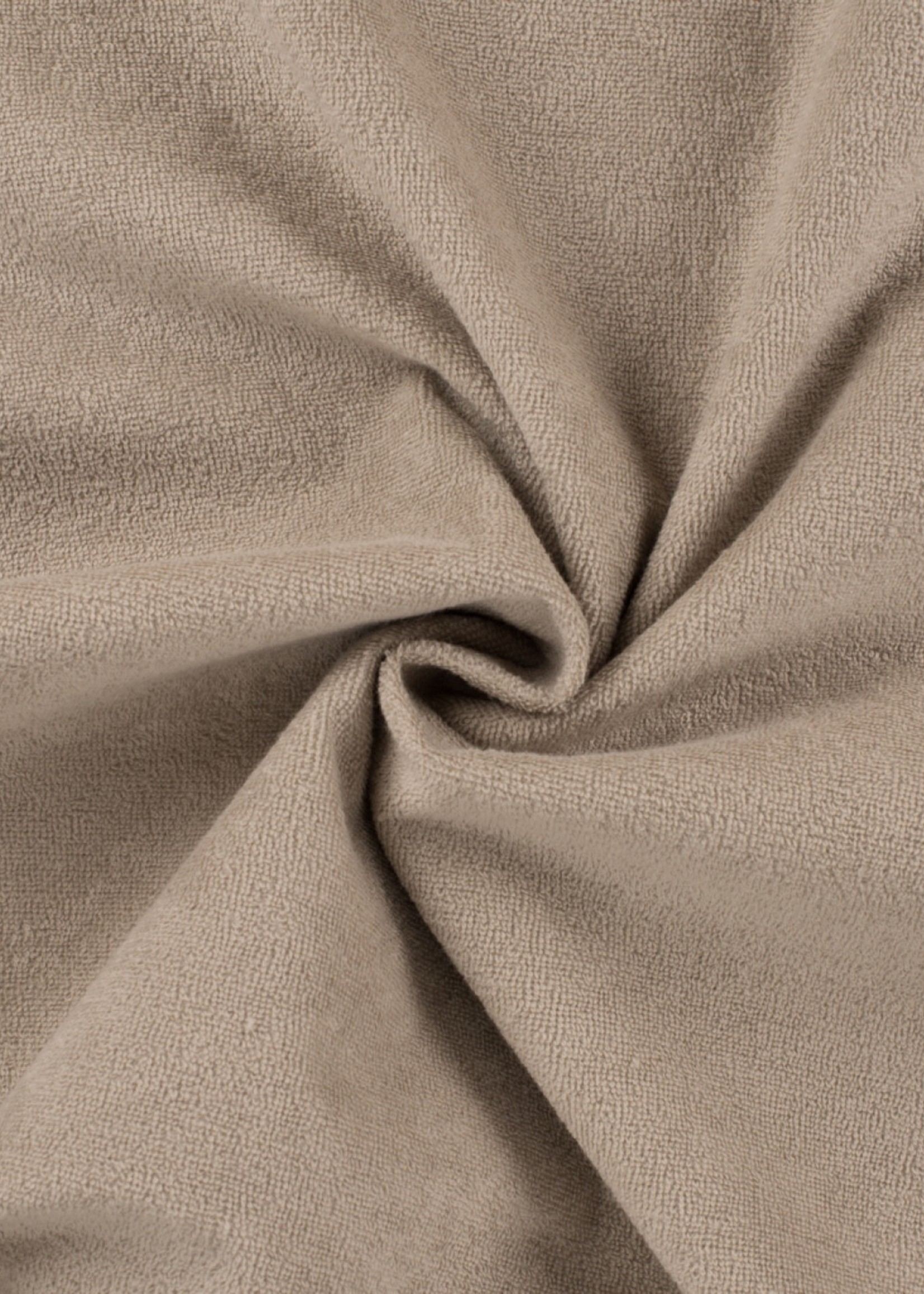 Quality textiles Pico terry laminated sand