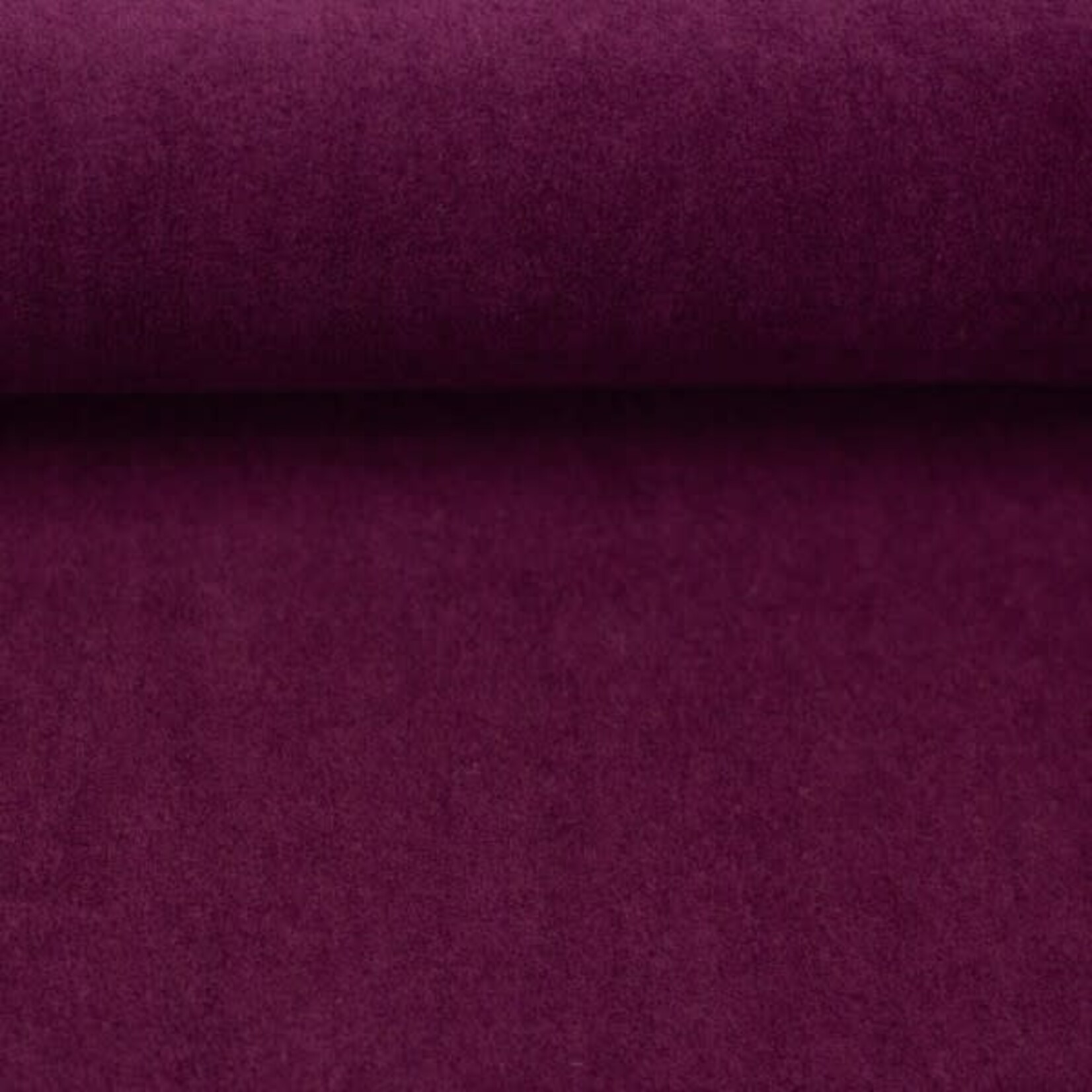 Swafing Katoenfleece bordeaux