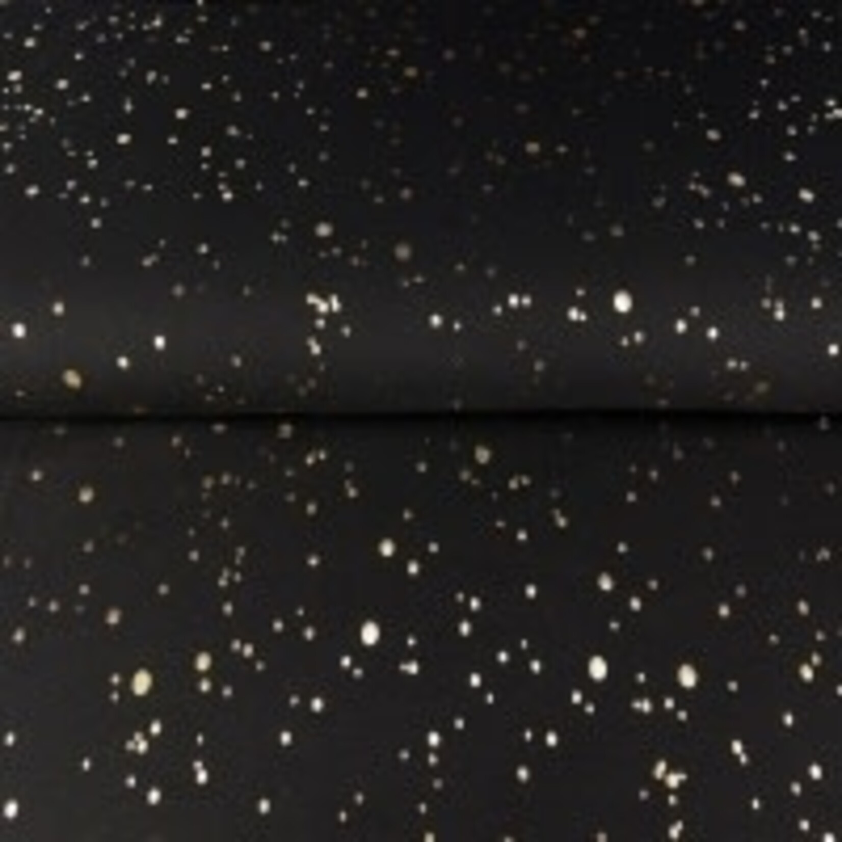 Jersey foil zwart