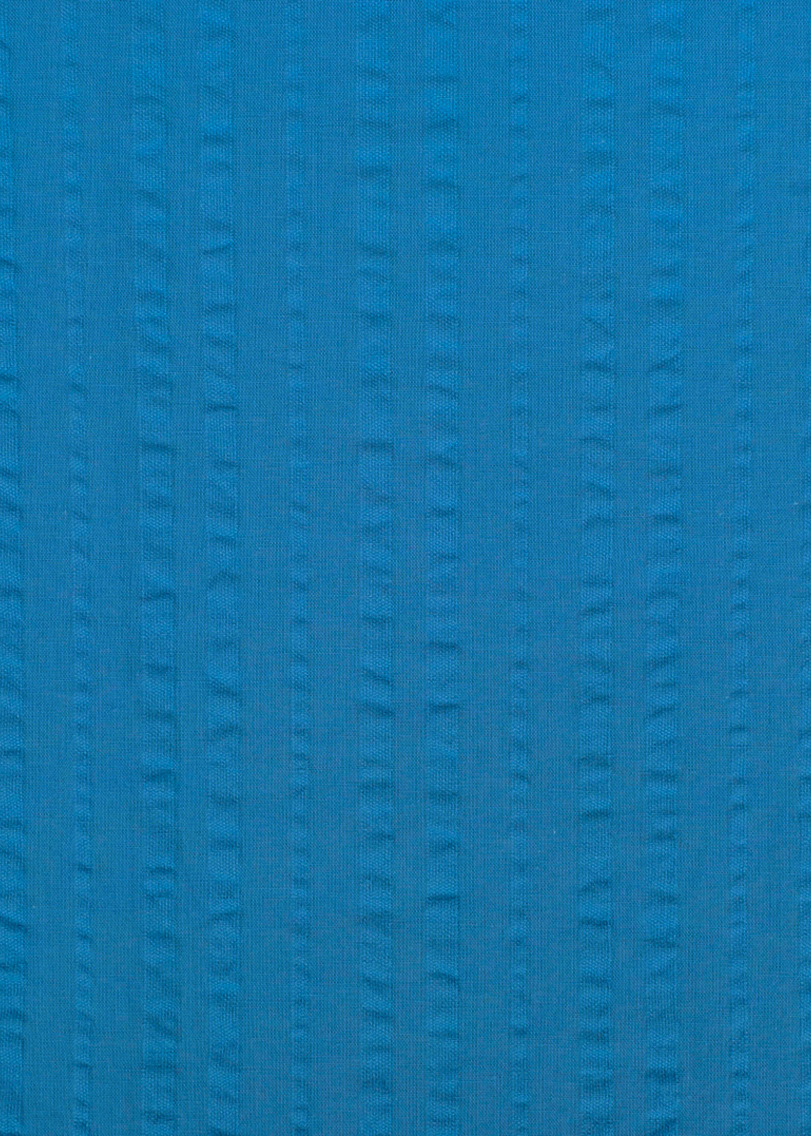Seersucker aquablauw