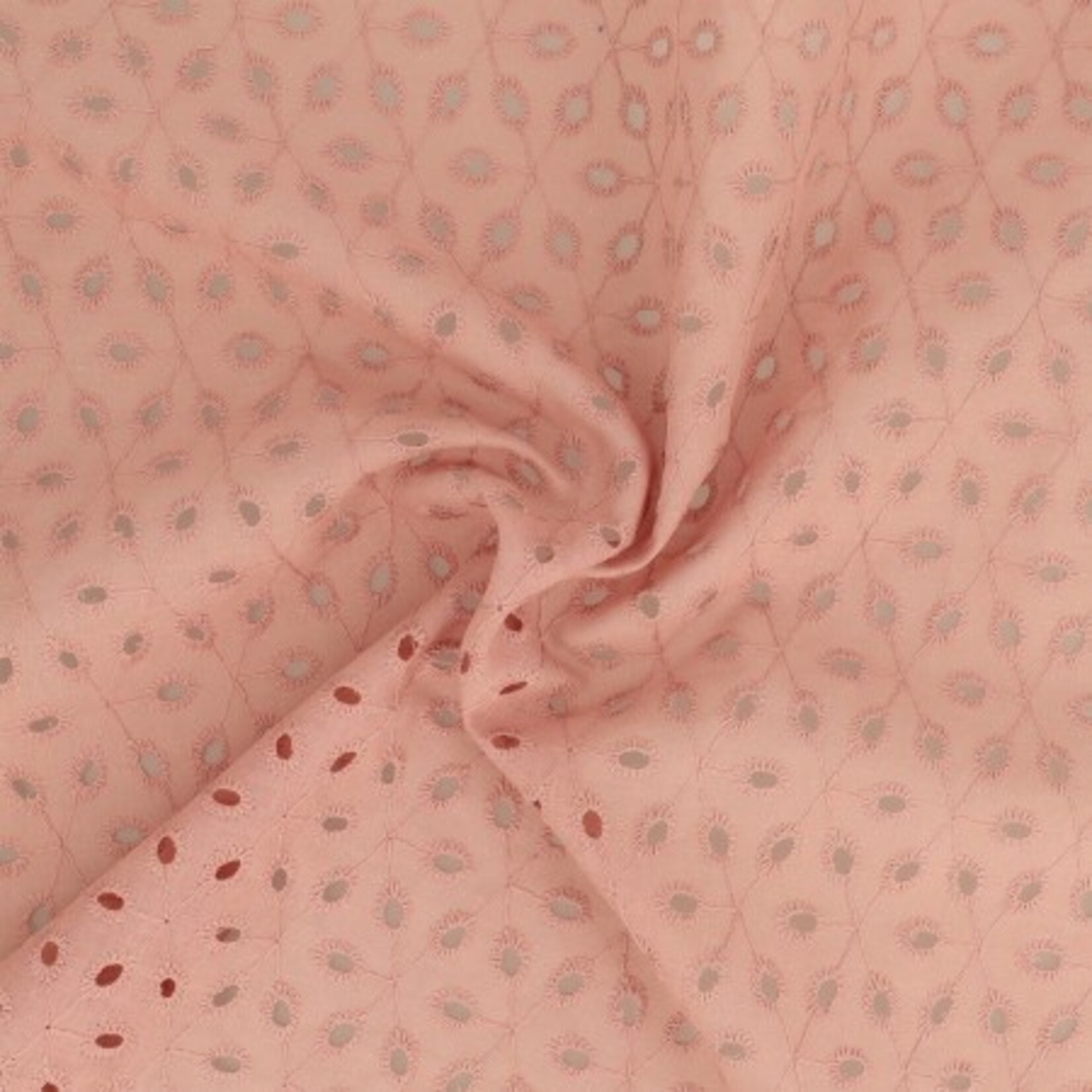 Broderie roze