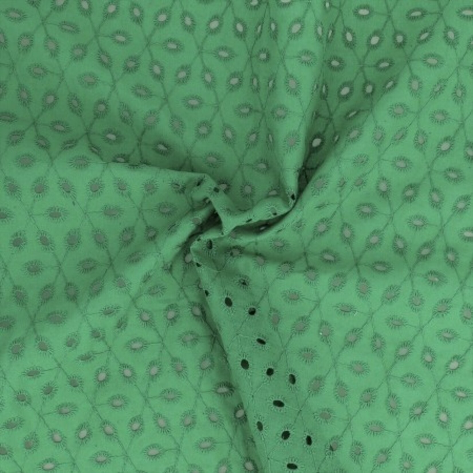 Broderie klein groen