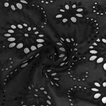 Broderie groot zwart