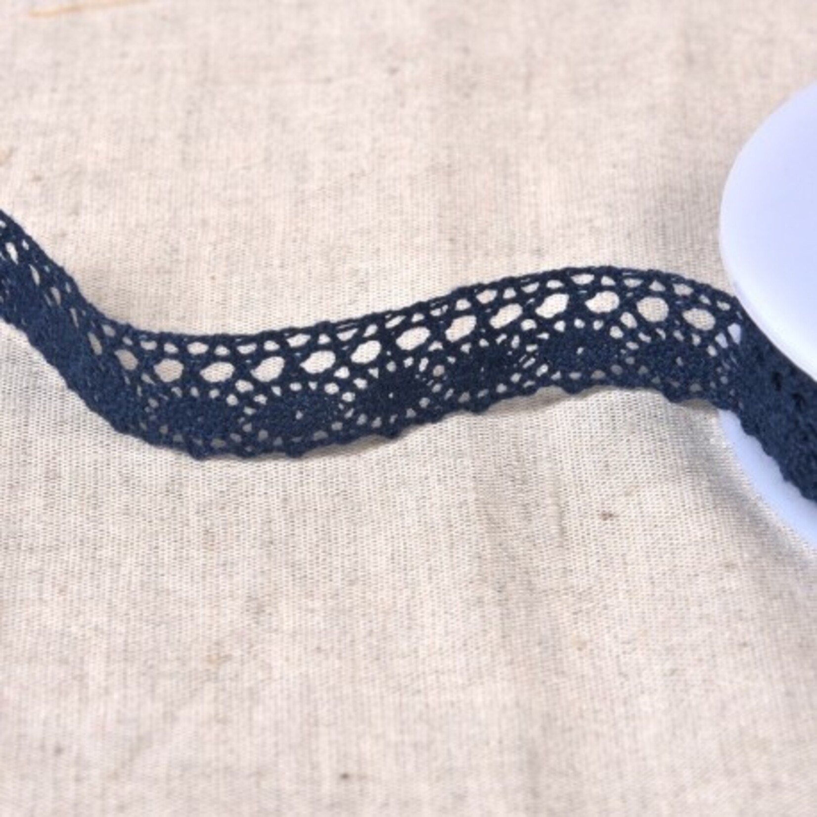 Katoenkant 1,5cm - Navy Blue