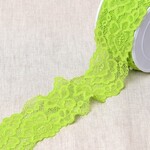 Elastische kant bloem - Anise Green
