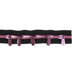 Rits op rol - Metallic Roze