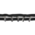 Rits op rol - Metallic Zilver
