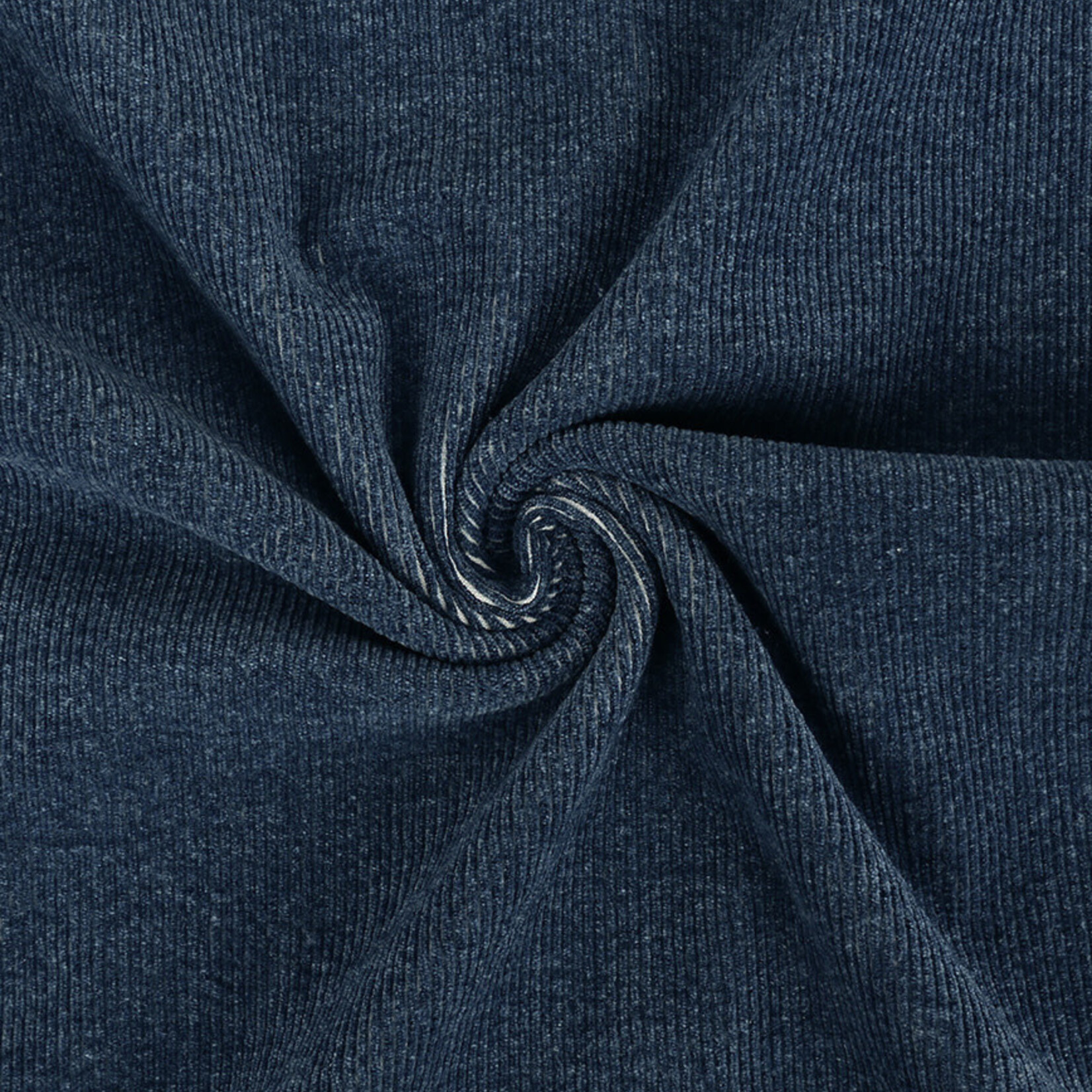 Jeansrib donkerblauw