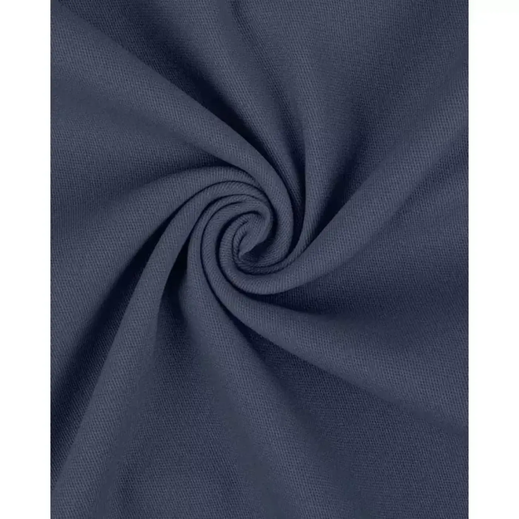 Keperkatoen jeansblauw