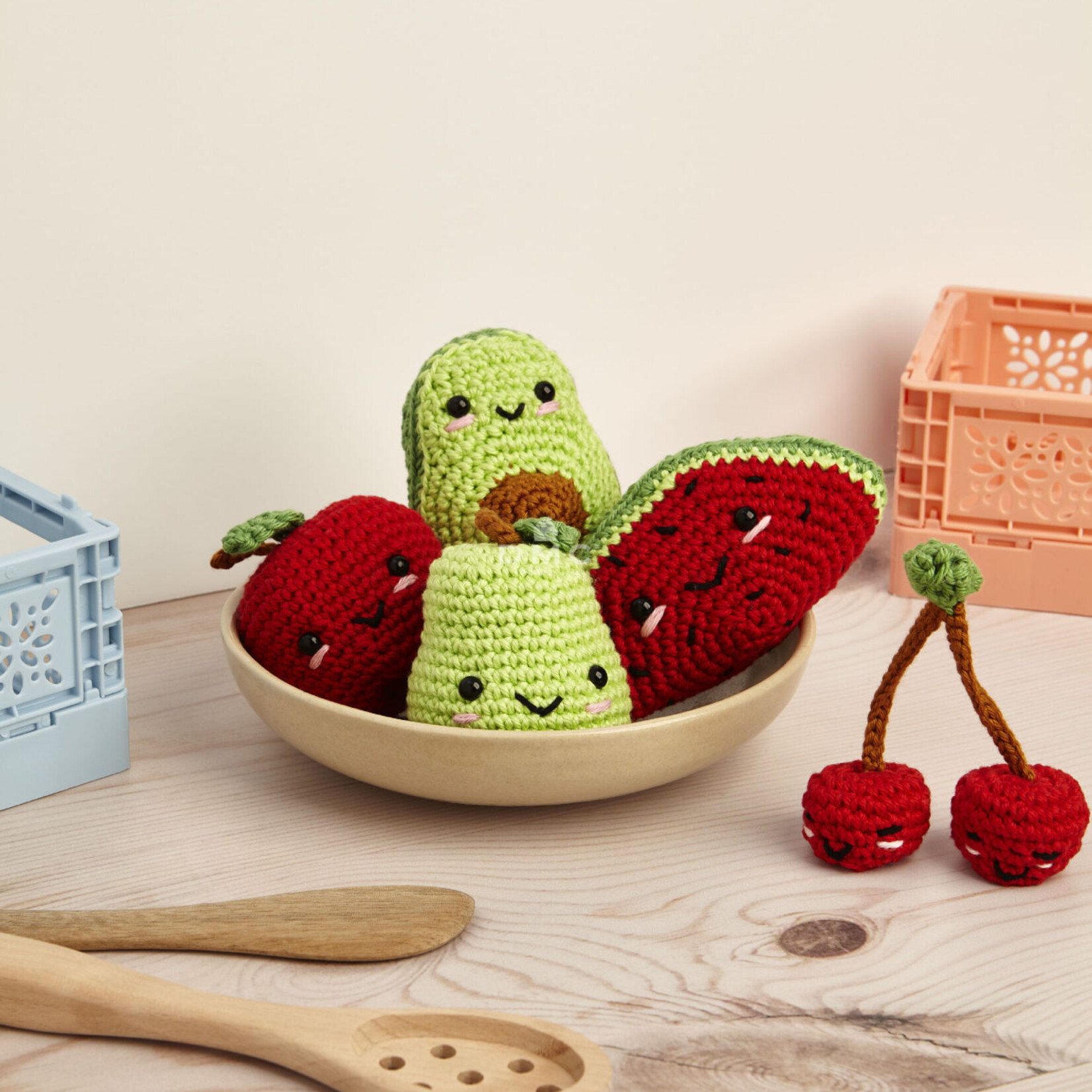 Amigurumi fruitjes