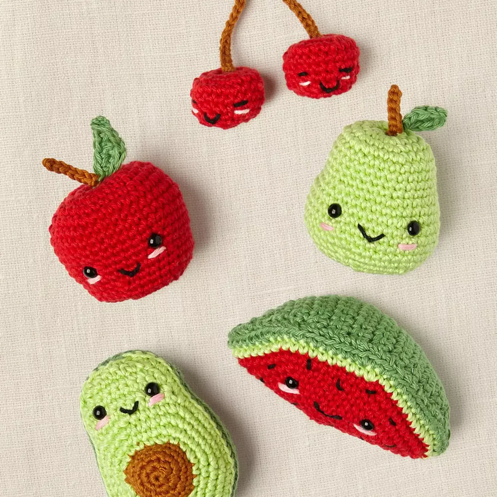 Amigurumi fruitjes