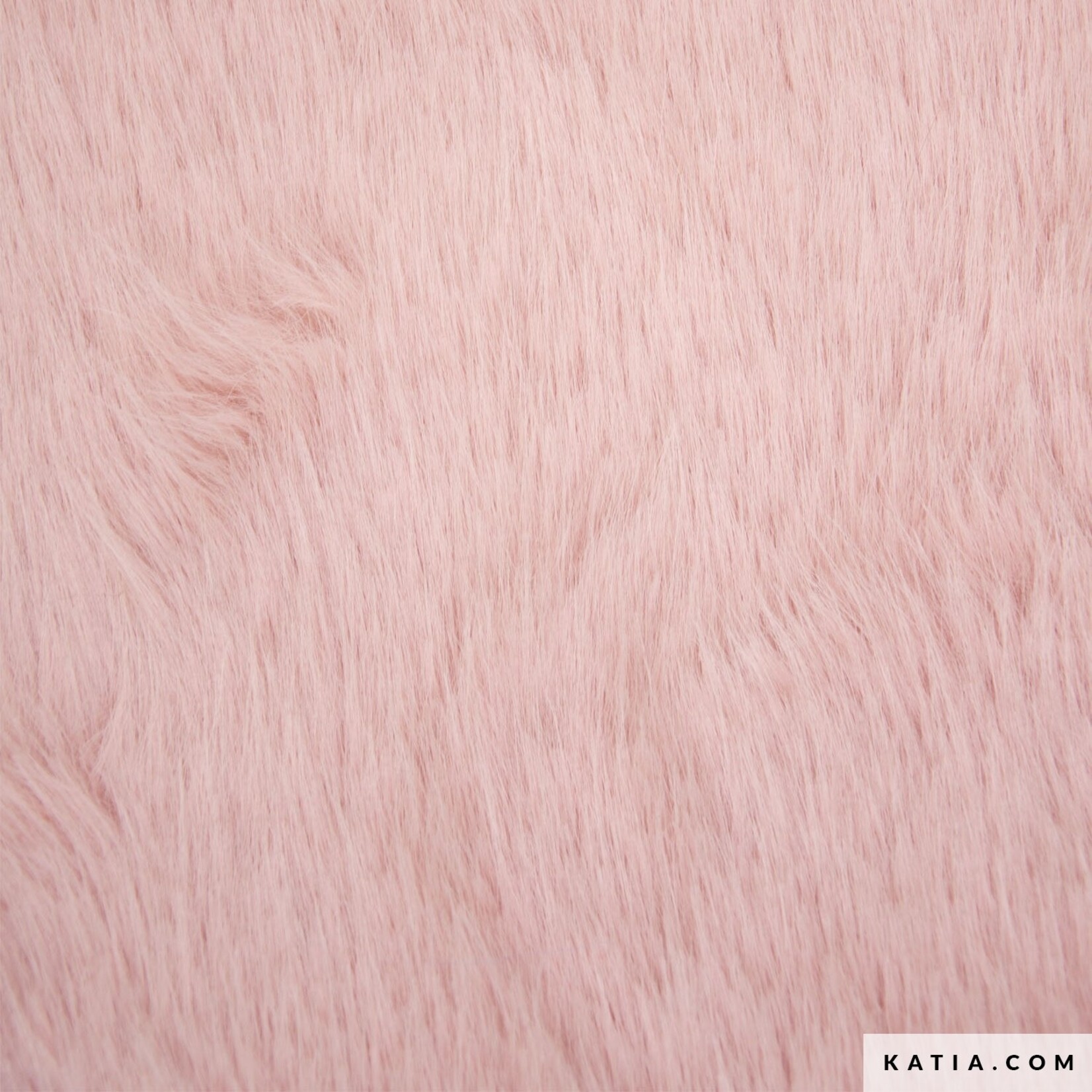 Vegan langharige nepbont roze