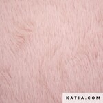 Vegan langharige nepbont roze