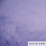 Vegan langharige nepbont lila