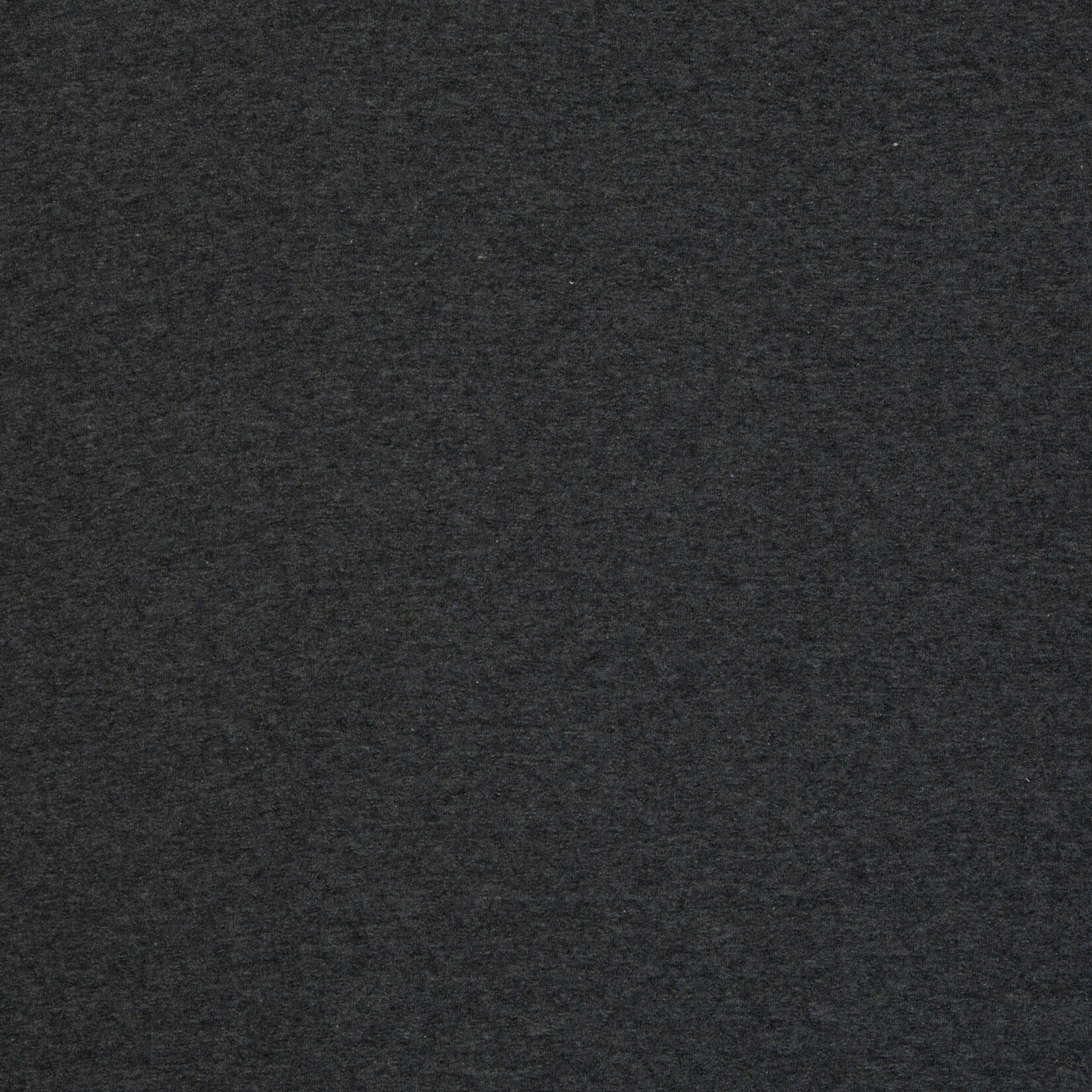 Anni melange doorstikte sweater antraciet