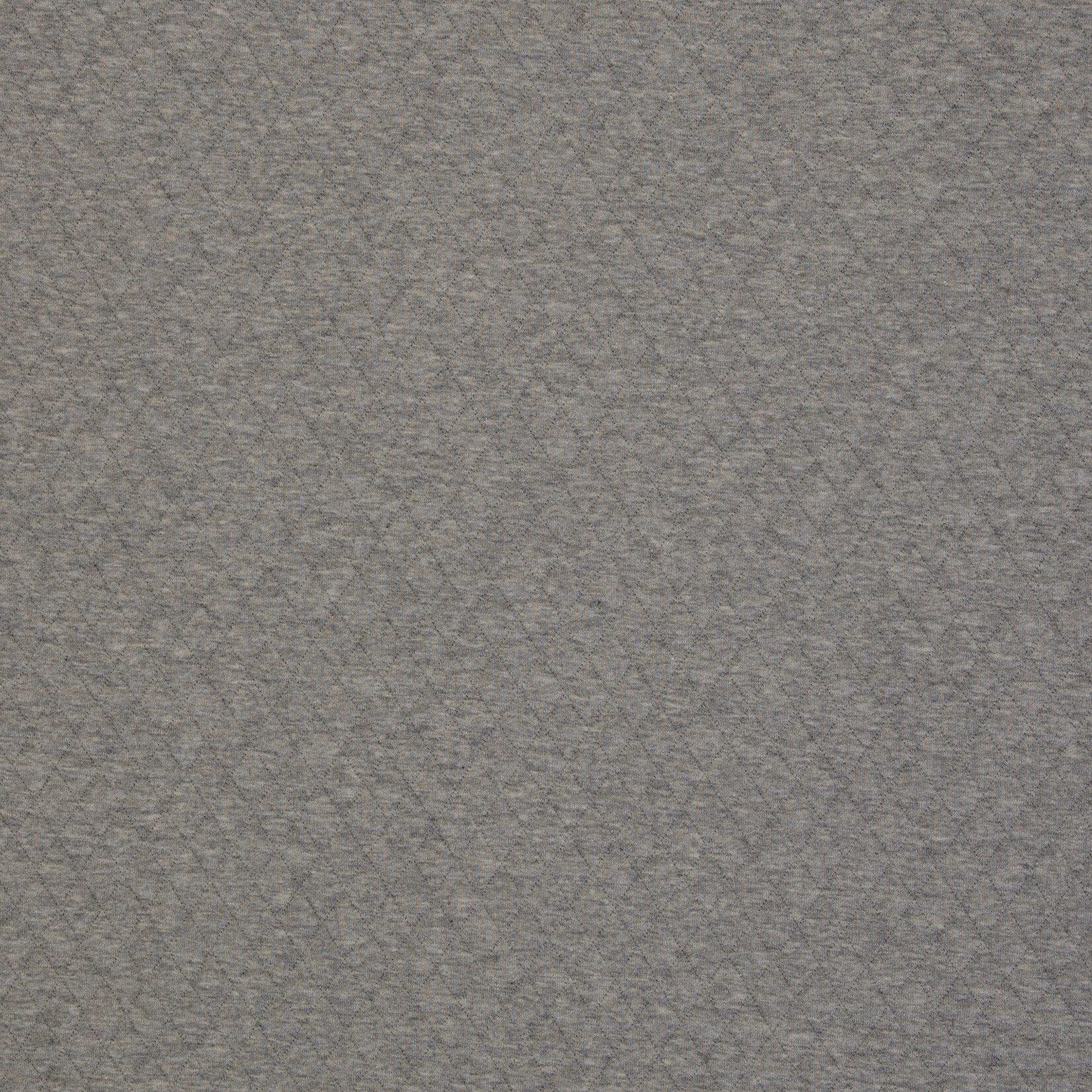 Anni melange doorstikte sweater lichtgrijs