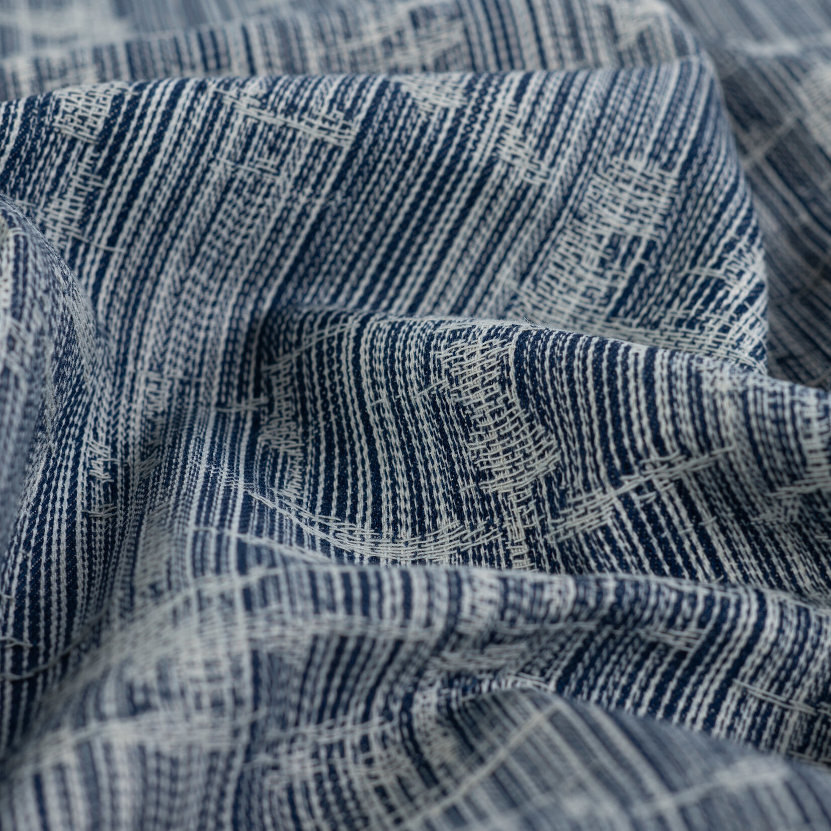 Denim Jacquard uni