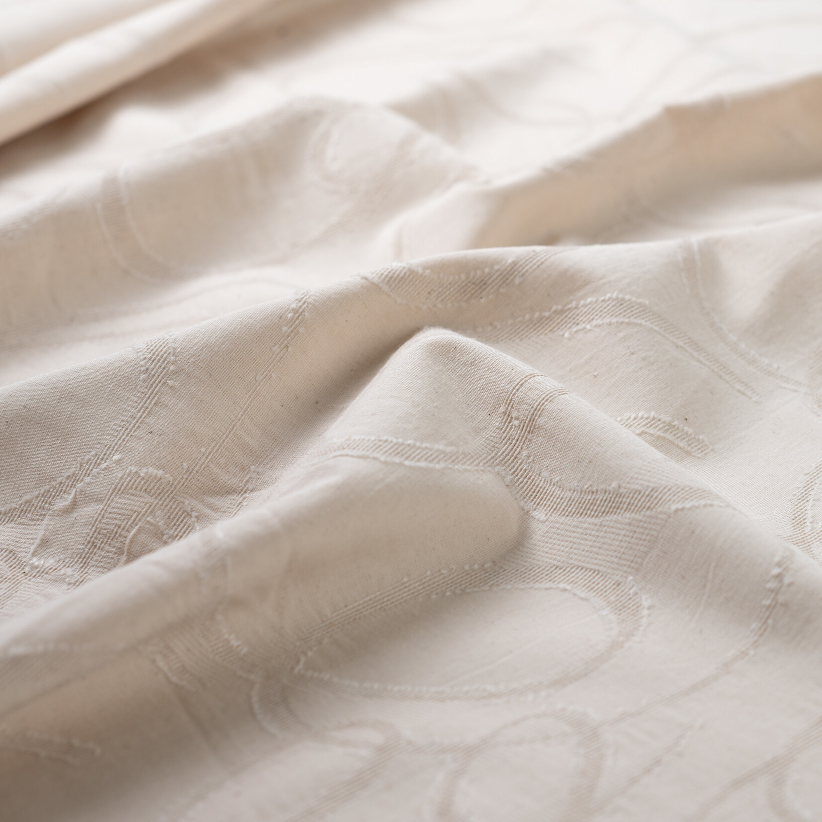 Cotton linen Jacquard sand