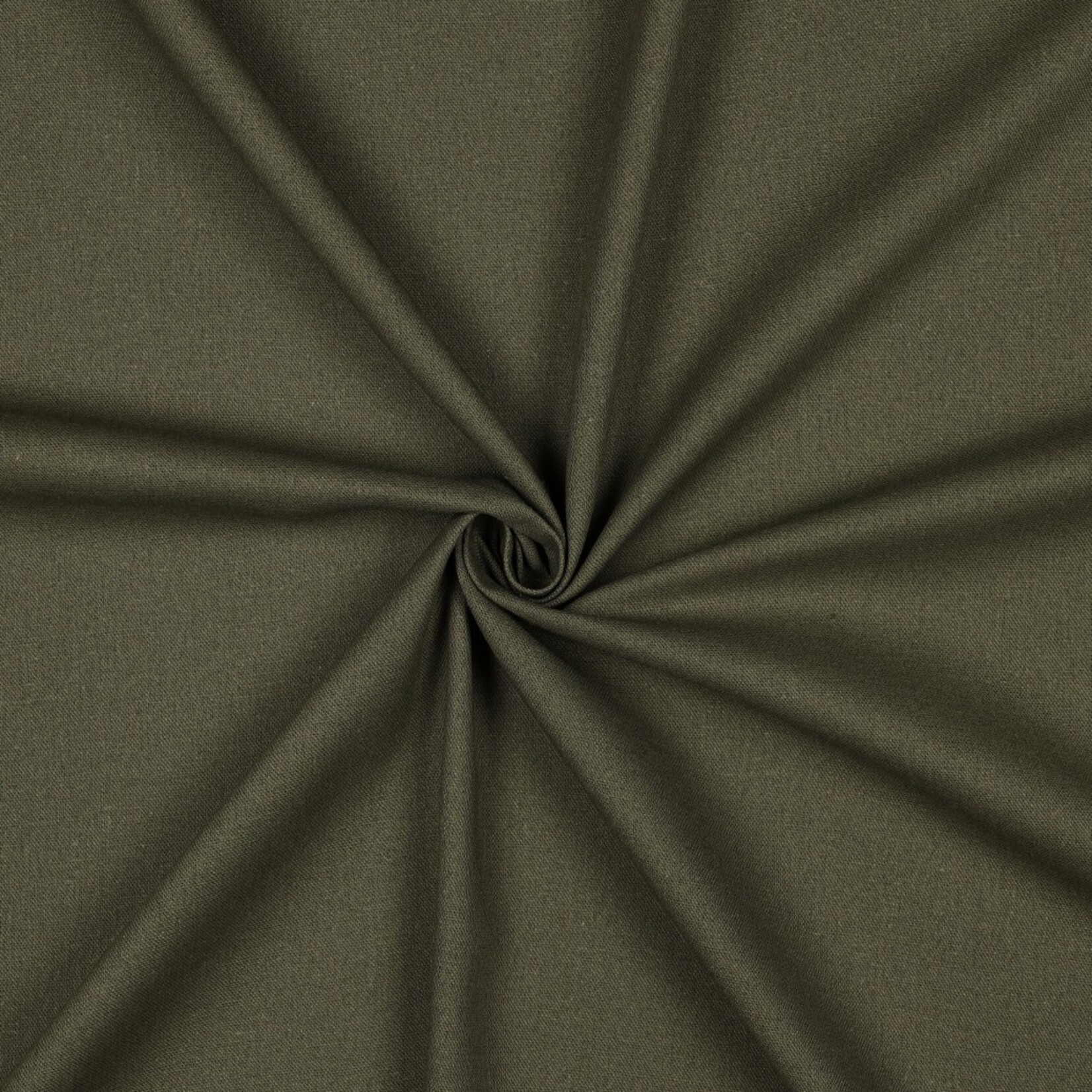 Linnen viscose army green