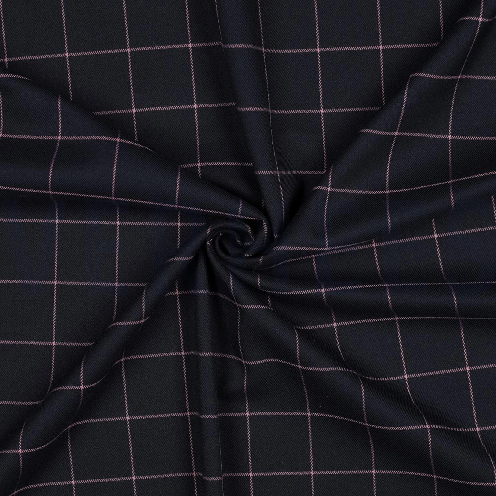 Checks navy/pink