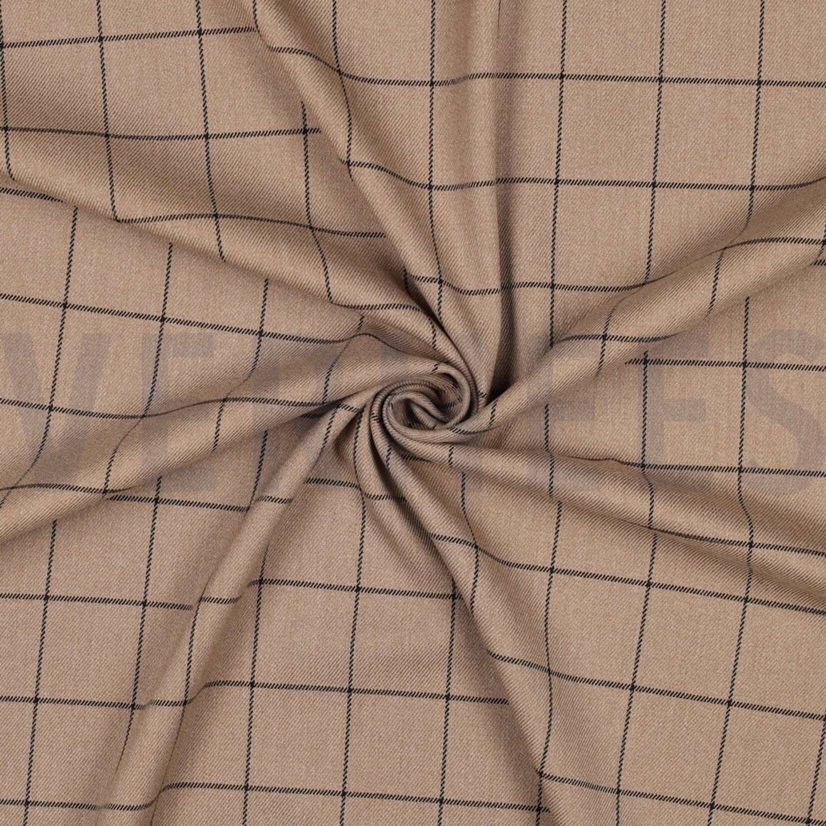 Checks beige/black