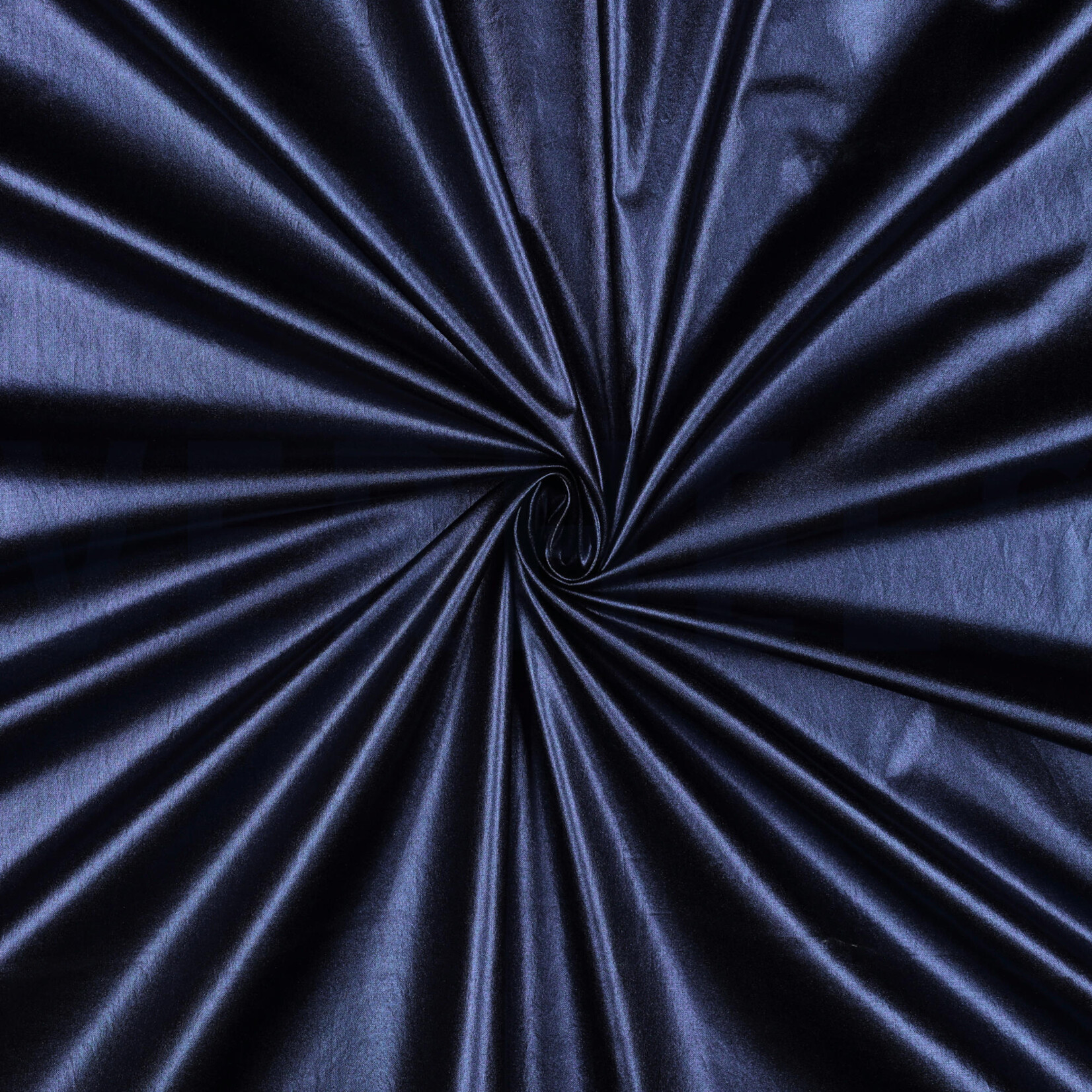 Cotton metallic foil blue