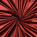 Cotton metallic foil red