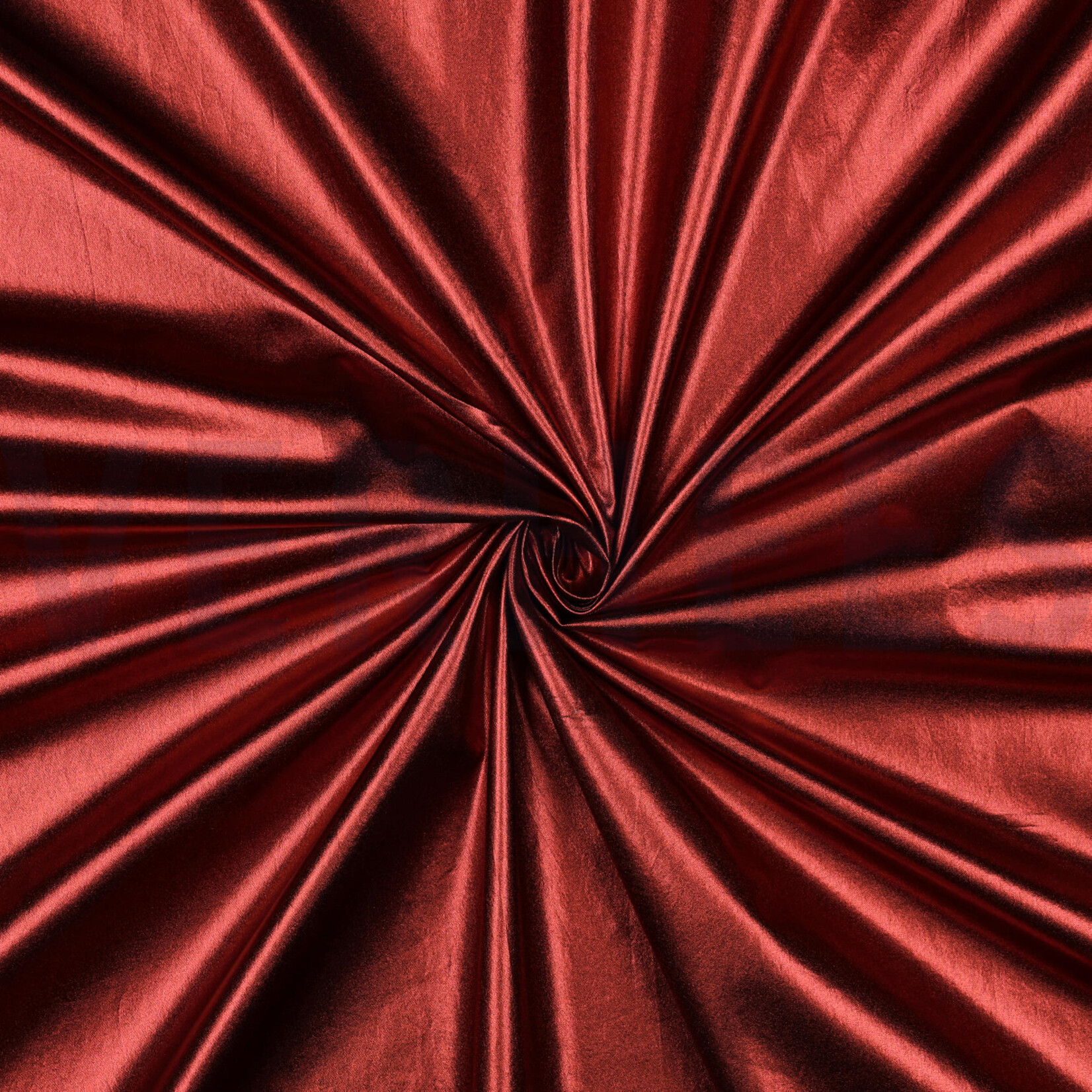 Cotton metallic foil red