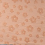 Cotton flower jacquard flower dusty salmon