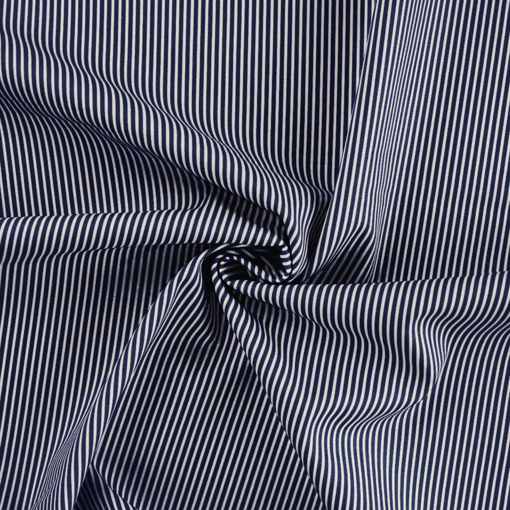 Daisy stripe navy white