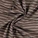 Jersey print stripes taupe