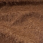 Quality fur glitterbrown